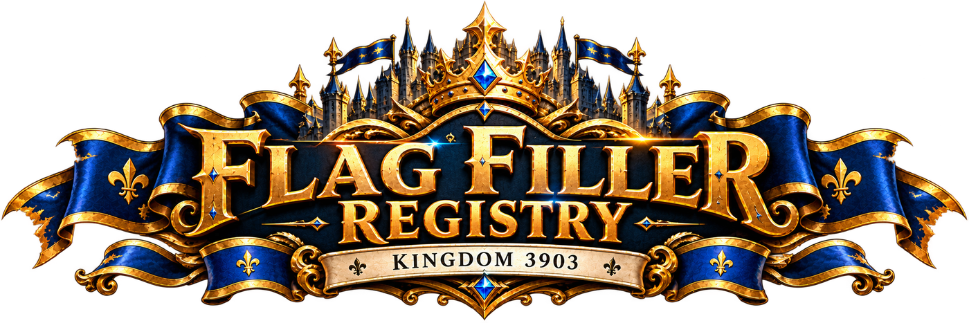 KD3903 Flag Filler Registry